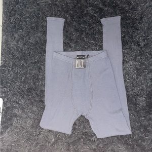 PLT ribbed seam leggings